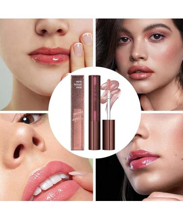 Makeup Lip Gloss Volumizing Lip Gloss Long Lasting Lipstick Nourishing Moisturizer Makeup Enhancer for Beauty Girls Parties Dating and Gatherings 05 - Buy Online on GoSupps.com