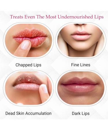 Lip Chic by Ella Lip Exfoliator - Gentle Lip Scrub for Smooth Soft Lips (0.5 oz / 15 ml) - Buy Online on GoSupps.com