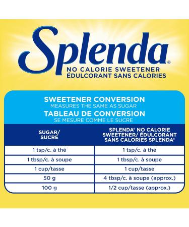 Splenda No Calorie Sweetener Granulated 275G (5LB Equivalent) Sugar Substitute for Use with Coffee Tea Fruit Cereal and More - Buy Online on GoSupps.com