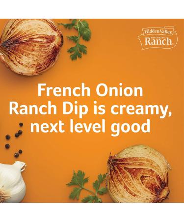 Hidden Valley French Onion Dip 10 oz - Ready-to-Eat (Packaging May Vary) - Buy Online on GoSupps.com