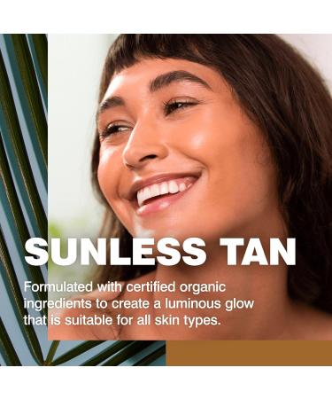 Coola Sunless Tan Anti Aging Face Serum 70 Percent + Organic Fake Tan Streak Free and Transfer Resistant Self Tanner Lightweight Formula Made with Argan Oil and Hyaluronic Acid 50 ml - Buy Online on GoSupps.com