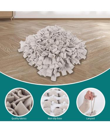 Sniffing Carpet Training Mat for Dogs & Cats - Ieuumler 45x45cm Gray-2 | Ideal for Smell Training & Interactive Play - Buy Online on GoSupps.com