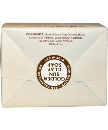 Buy Zion Health Clay Bar Soap - Golden Sun 10.5oz | Natural Cleansing & Skin Care | International Shipping - Buy Online on GoSupps.com