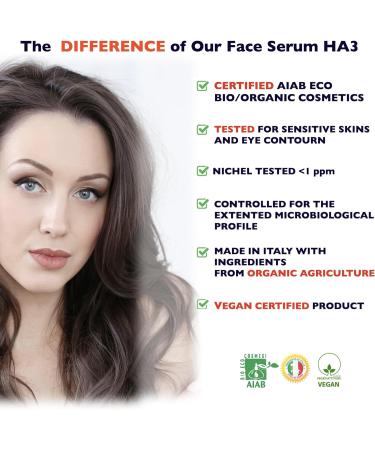 2.11 oz. Organic Hyaluronic Acid Serum for Face + Niacinamide B5 & Vitamin C. Vegan Skin Care Anti-Aging Moisturizer Face Serum for Hydrating Brightening Plump & Smooth All Skin Types - Buy Online on GoSupps.com