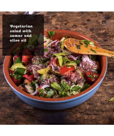 Edi Gourmet Spice Ground Sumac - 4 oz Resealable Bag | Pure Natural Sumac, No Salt Added | Middle Eastern & Mediterranean Seasoning - Buy Online on GoSupps.com