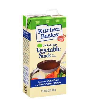 Kitchen Basics Unsalted Vegetable Stock, 32 fl oz