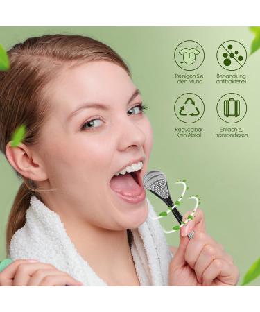 Sonnorel Tongue Scraper Set - Silicone Bad Breath Solution | Edible Quality No Cleaning Gel Needed | Fresh Breath in Seconds - Buy Online on GoSupps.com