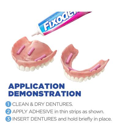 Fixodent Complete Original Denture Adhesive Cream 2.4 oz - Pack of 2 | Long-lasting Hold - Buy Online on GoSupps.com