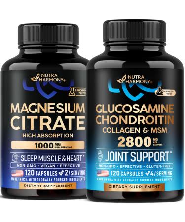 Magnesium Citrate & Glucosamine Chondroitin Capsules