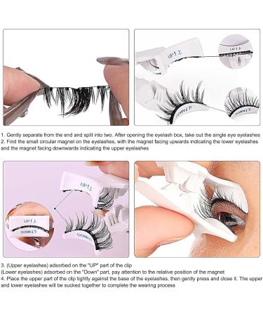 16 Magnetic Eyelashes Applicator Tool - Magnetic False Eyelashes Clip| Lazy V Clip Eyelash Curler | Portable False Eyelash Applicator Too | Easily Apply Lash Clip Applicator Helper Tool - Buy Online on GoSupps.com
