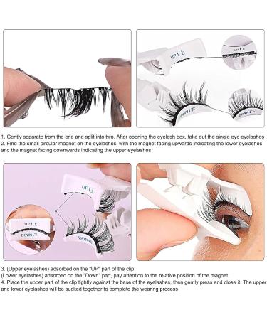 Magnetic Eyelashes Applicator Tool - Magnetic False Eyelashes Clip| Lazy V Clip Eyelash Curler | Portable False Eyelash Applicator Too | Easily Apply Lash Clip Applicator Helper Tool - Buy Online on GoSupps.com