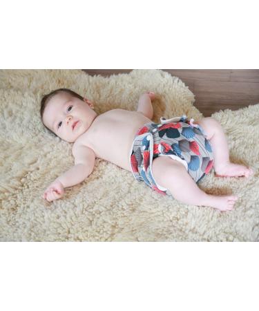 Shop Petit Lulu One Size Diaper (5-16 kg) - Snap Fasteners with Australian Animals Design | Eco-Friendly & Sustainable Cloth Diapers for International Shipping - Buy Online on GoSupps.com