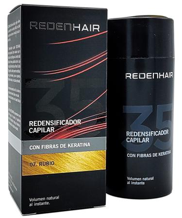 HAIR REDENSIFIER keratin fibers #rubio 23 gr HAIR REDENSIFIER COLOR RUBI - Buy Online on GoSupps.com
