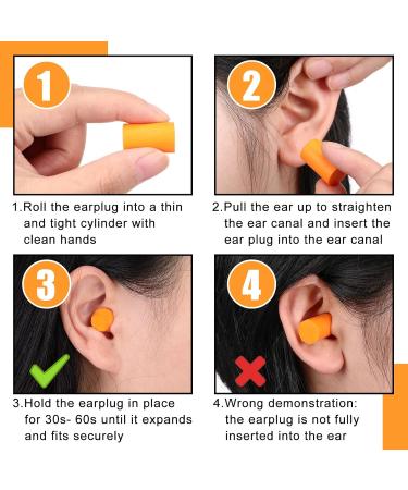 800 Pair Foam Ear Plugs - Bulk Noise Cancelling 32dB Disposable Hearing Protection for Sleep Snoring Concerts & Shooting - Buy Online on GoSupps.com