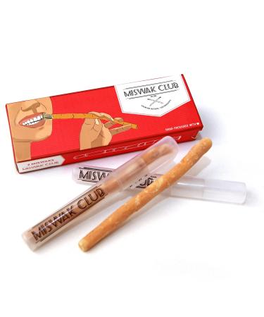 Miswak Club Natural Teeth Whitening Kit/Natural Toothbrush for Whiter Teeth  Fresher Breath  While Being Chemical Free