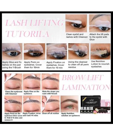2024 Upgraded Lash Lift Kit | 2-in-1 Brow Lamination & Eyelash Perm | Instant Lash Lifting with Glue Balm | Professional Salon Results - Buy Online on GoSupps.com