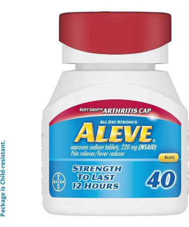 Aleve Soft Grip Arthritis Gelcaps 40 ea - Fast-Acting Pain Relief for Arthritis - Buy Online on GoSupps.com
