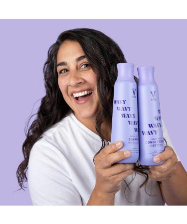 V&Co. Beauty Wavy Hair Conditioner with Peptide Technology - 12 oz | Best Hydrating Conditioner for Waves | International Shipping Available - Buy Online on GoSupps.com