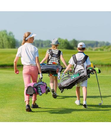 Golf Tee Holder & Ball Carry Bag Pouch Set with Keychain Clip - Golf Gifts & Accessories - Buy Online on GoSupps.com