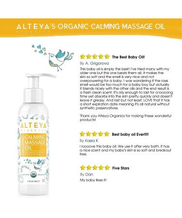 Organic Baby Massage Oil - Gentle and Soothing for Delicate Skin - Buy Online on GoSupps.com