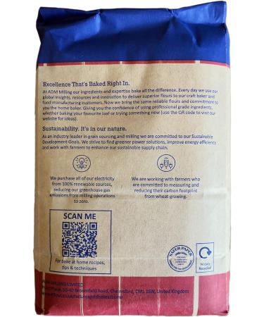 Nature's Gold 100% Very Strong Canadian White Bread Flour 1.5kg (Pack of 3) - Buy Online on GoSupps.com