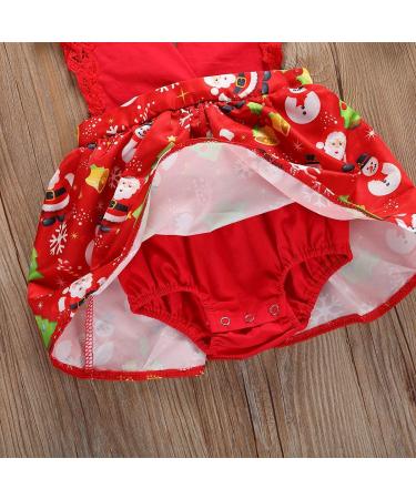Baby Girl Lace Floral Romper Dress Set | Newborn Backless Sunflower Outfit | Infant Summer Bodysuit Overall | 6 Months Christmas Santa | OFIMAN - Buy Online on GoSupps.com