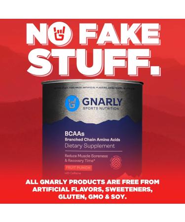 Gnarly Nutrition BCAAs Fruit Punch (10.58oz) Performance Greens Lemon Mint (11.64 oz) - Buy Online on GoSupps.com