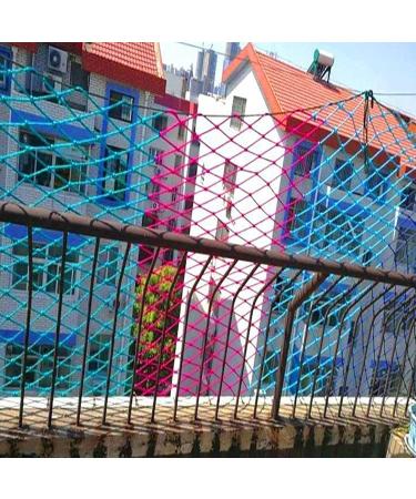 Color Cargo Decoration Net Birds Net Playground Railing Garden Fence Rope Net Security Net for Stair Kids Climbing Protective Net (1x2m(3x6ft)) () - Buy Online on GoSupps.com