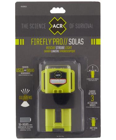 ACR 3970.3 Firefly PRO Solas Manually Operated Rescue Strobe Light, Carded