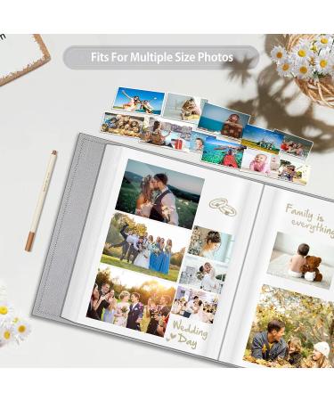 Fintie Self-Adhesive Photo Album | 60 Sticky Pages | Metallic Pen | DIY Scrapbook for 3x5, 4x6, 5x7, 6x8, 8x10 Pictures | Family, Wedding, Anniversary | Raining Hearts Design - Buy Online on GoSupps.com