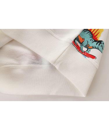 Dinosaur Sweatshirt for Boys | Cotton Long Sleeve Pullover for Toddlers | Kids Casual Top | Baby Clothes 1-8 Years - Buy Online on GoSupps.com