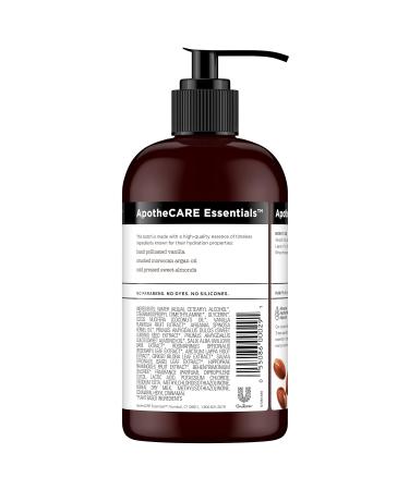 ApotheCARE Essentials Replenisher Moisturizing Conditioner - Vanilla & Argan Oil 12 oz | Hydrating for All Hair Types - Buy Online on GoSupps.com