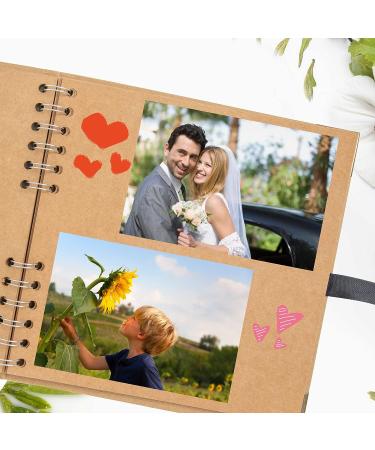 8x8 Inch DIY Scrapbook Album - Perfect for Wedding, Anniversary, and Family Photos - Buy Online on GoSupps.com