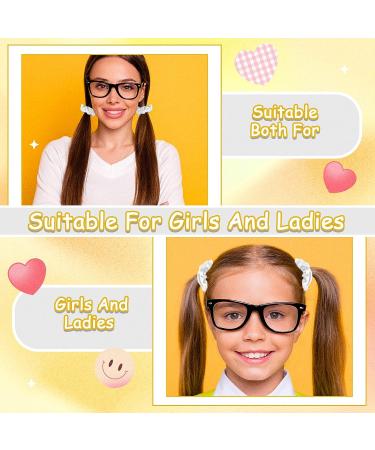 Tigeen 24 Pcs Cotton Scrunchies Bulk Hair Ties in White - Hair Accessories for Women, Girls, and Kids - Buy Online on GoSupps.com