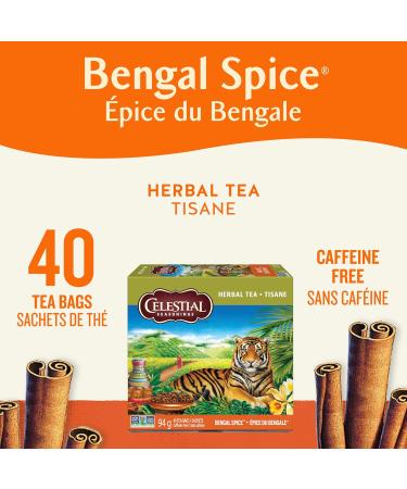 Celestial Seasonings Bengal Spice Herbal Tea (Pack of 6) White - Buy Online on GoSupps.com