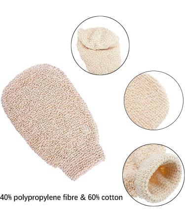 Peeling & Scrub Gloves for Body & Face - Exfoliating Hand Gloves for Men & Women | Deep Cleansing & Massage | Ideal for Shower & Skincare - Buy Online on GoSupps.com