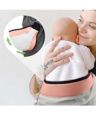 TOYMIS Portable Baby Carrier One Shoulder Carrier Baby Toddler Sling Carrier for Newborn Infant Toddler 4-36 Months (Pink) - Buy Online on GoSupps.com