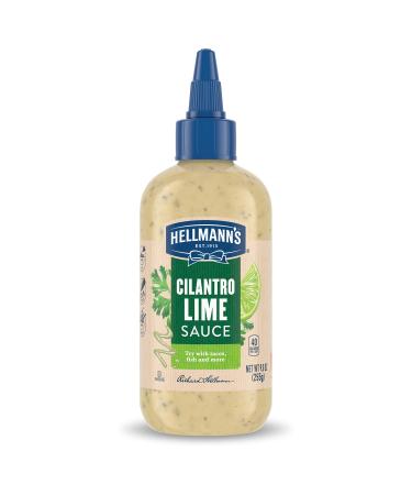 Hellmann's Sauce for A Refreshing Condiment, Dip and Dressing Cilantro Lime Gluten Free, Dairy Free, No Artificial Flavors, No High-Fructose Corn Syrup 9 oz