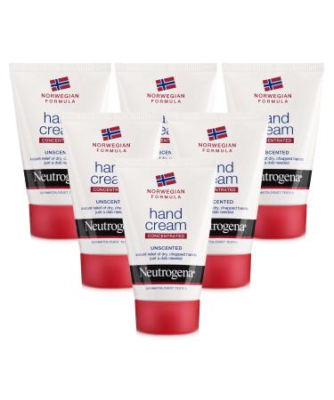 6 x Neutrogena Norwegian Formula Concentrated Hand Cream 50ml - Unscented - Buy Online on GoSupps.com