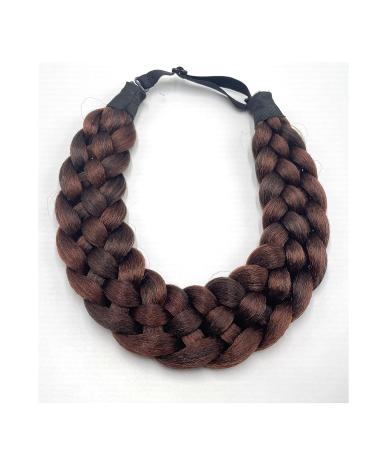 STHEJFB Braided Headband - Wide Chunky Bohemian Style for Women - Dark Brown - Buy Online on GoSupps.com