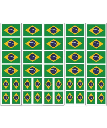 40 Tattoos: Brazil Brasil Flag  Brazilian Party Favors