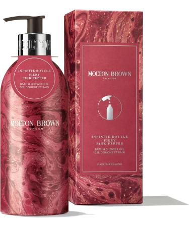 Molton Brown Fiery Pink Pepper Bath and Shower Gel Limited Edition Infinite Bottle 400 ml - Buy Online on GoSupps.com