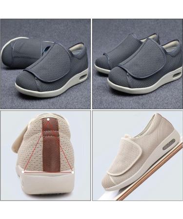 Diabetic Shoes for Men with Swollen Feet Orthopedic Shoes Diabetic Shoes for Women Extra Wide Fit Air Cushion Casual Slip-On Orthopedic Arch Support Knit Casual Elderly Safety Walking Shoes 8.5 UK E - Buy Online on GoSupps.com