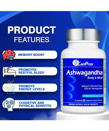 CanPrev Ashwagandha Body & Mind 60 v caps Supplement for Weight Management  - Buy Online on GoSupps.com