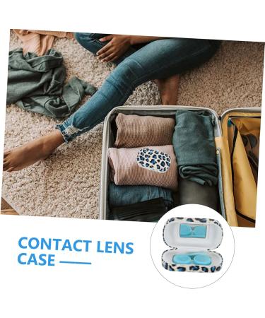 Homsfou Lens Holder - Colorful Contact Lens Container & Organizer for Travel | Eye Care Storage Box - Buy Online on GoSupps.com