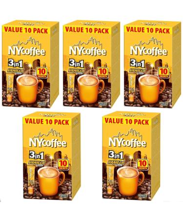 NY Coffee 3 in 1 Vanilla (50 Sachet in Total) 10 Sachet x 5pack