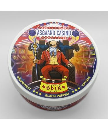 ODIN (ASGAARD CASINO) ARTISAN SHAVING SOAP - MADE IN UK - Grapefruit&Black Pepper&Vetiver - 7 BUTTERS - ALL NATURAL INGREDIENTS