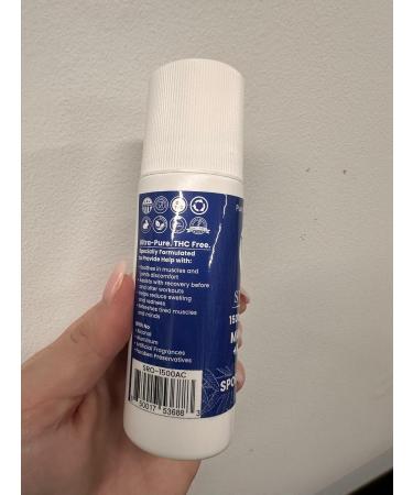 STIRLING Menthol Roll On Lotion with Magnesium & 1500mg Pure Hemp | Non-GMO THC-Free Pain Relief for Sore Muscles & Joints - Reduces Swelling & Promotes Recovery - Buy Online on GoSupps.com