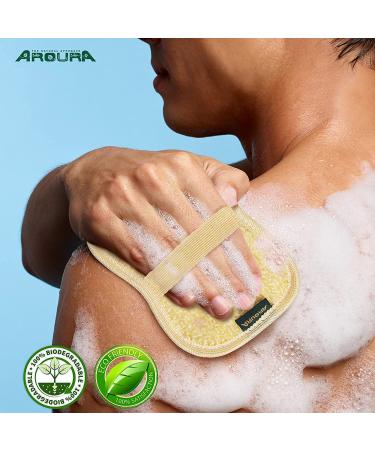Aroura Egyptian Natural Loofah Pads - Pack of 3 Flexible Fiber Sponges for Glowing Skin - Buy Online on GoSupps.com