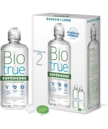 Biotrue Advanced Multi-Purpose Solution for Soft Contact Lenses 300 mL (Pack of 2) 300 mL (2 Pack) - Buy Online on GoSupps.com